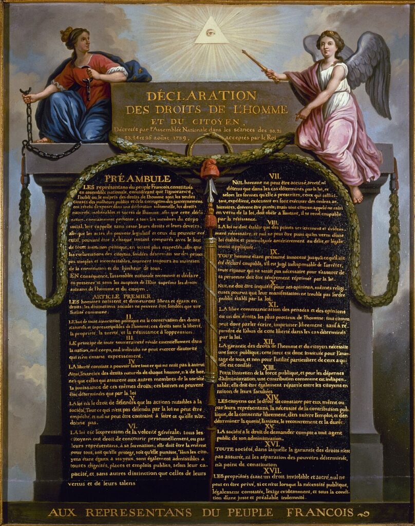 Dichiarazione dei diritti dell'uomo e del cittadino