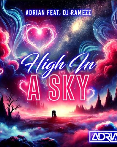 High in the sky