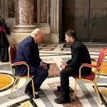 Trump Zelensky San Pietro
