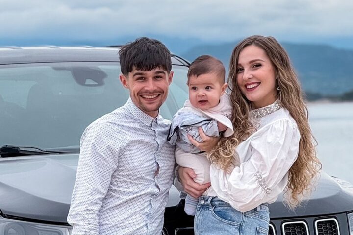 Gaia Fadda e la sua famiglia
