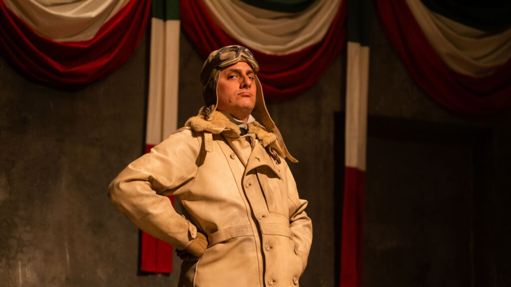 Luca Marinelli in "M - figlio del secolo".