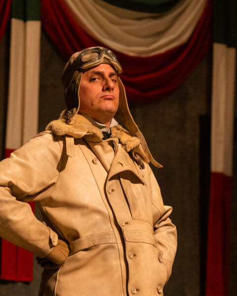 Luca Marinelli in "M - figlio del secolo".