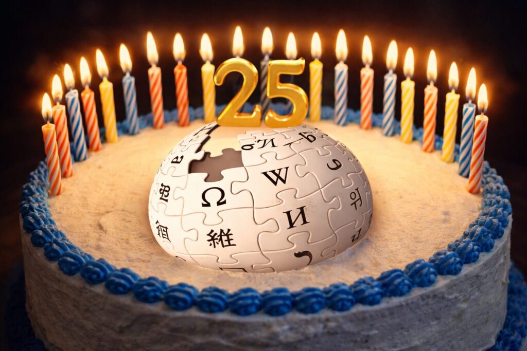 Wikipedia 25 anni