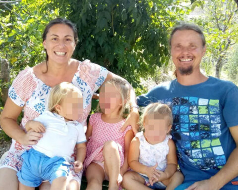 Famiglia nel bosco