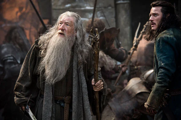 Ian McKellen in Lo Hobbit